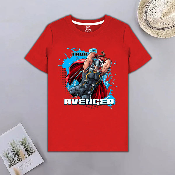 THOR Avenger Red T-Shirt For Kids