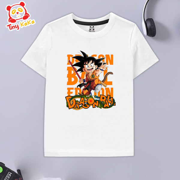 Dragon Ball Z White T-Shirt For Kids