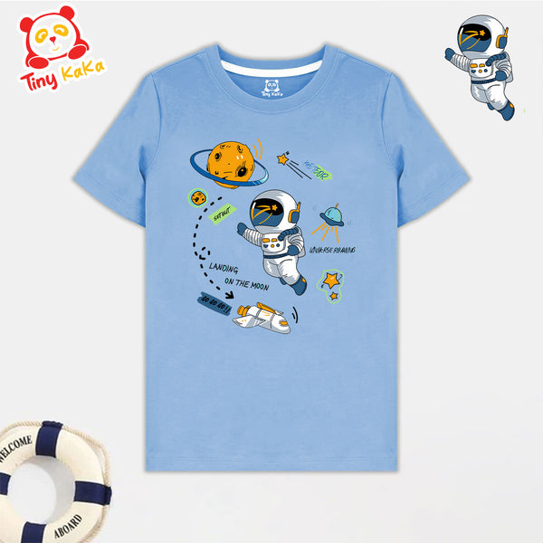 Space Man Sky T-Shirt For Kids
