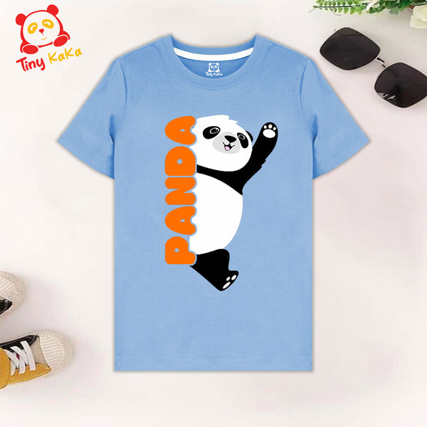 Cute Panda Sky T-Shirt For Kids