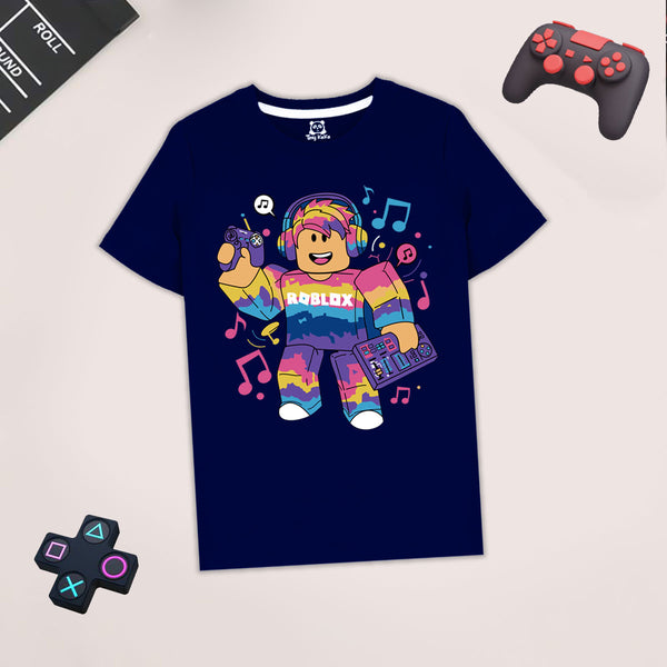 Roblox Gamer Dark Navy T-Shirt For Kids